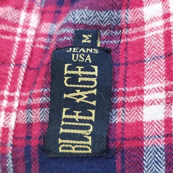 Blue Age Jeans Flannel Shirt - Picture 3 of 3